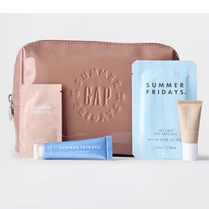 NWT Gap x Summer Fridays Beauty Bundle (Cosmetic Bag + 4 Mini Products)